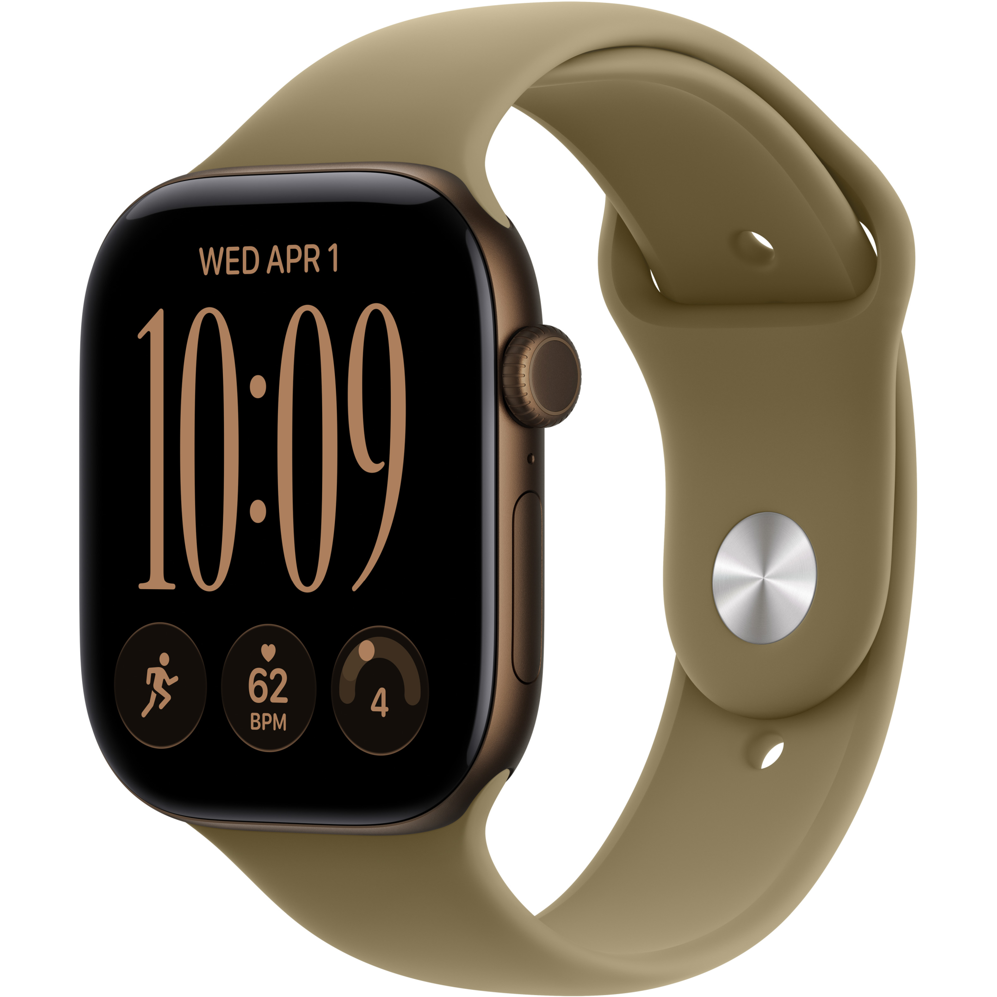 Apple Watch Series 12 GPS 46mm Dark Bronze Dark Bronze Sport Band, M/L