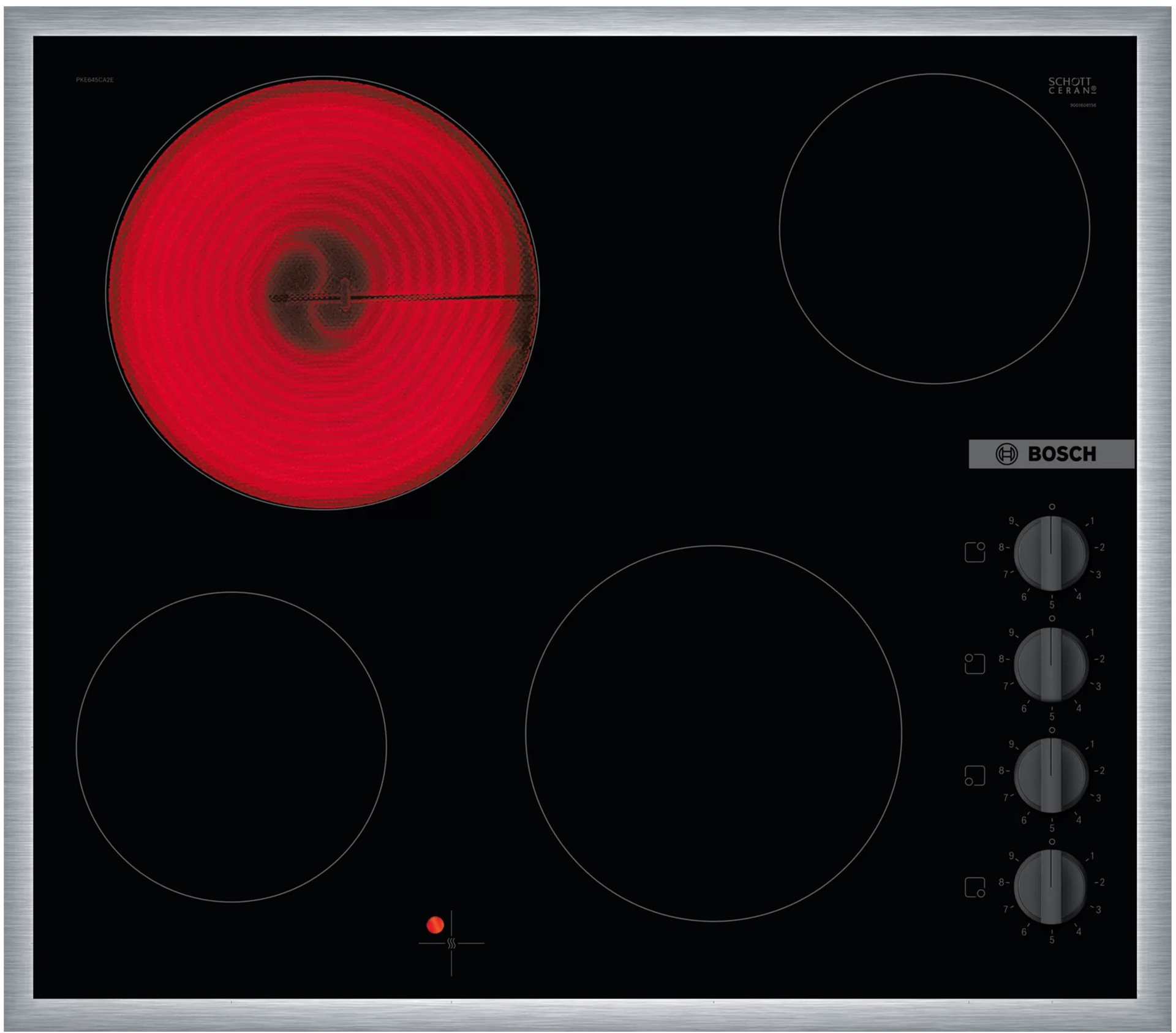 Bosch PKE645CA2E glaskeramisk kogeplade