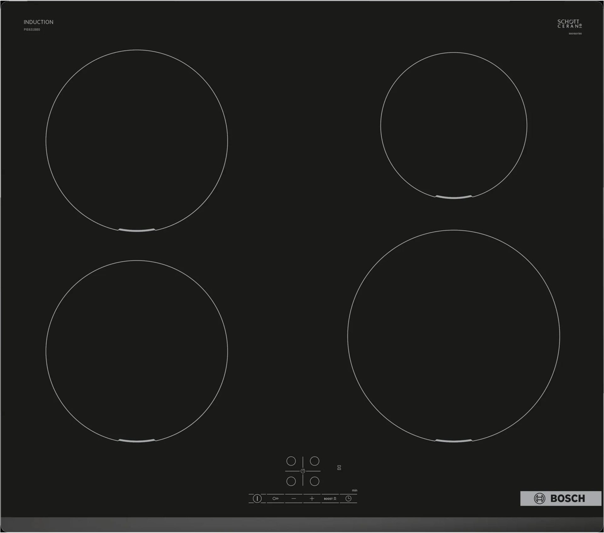 Bosch PIE631BB5E induktionskogeplade