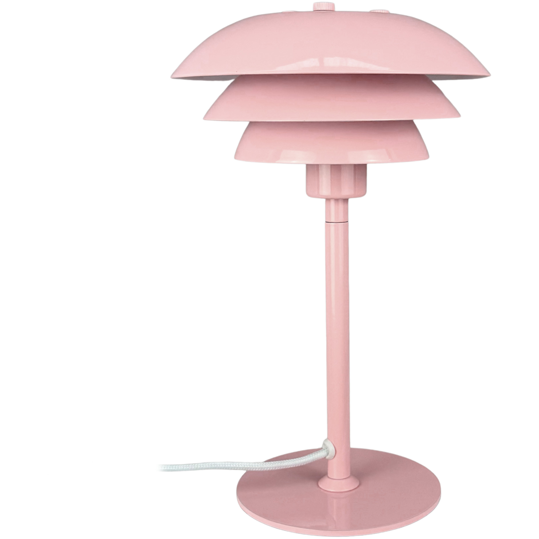 Dyberg Larsen Sixteen lyserød bordlampe