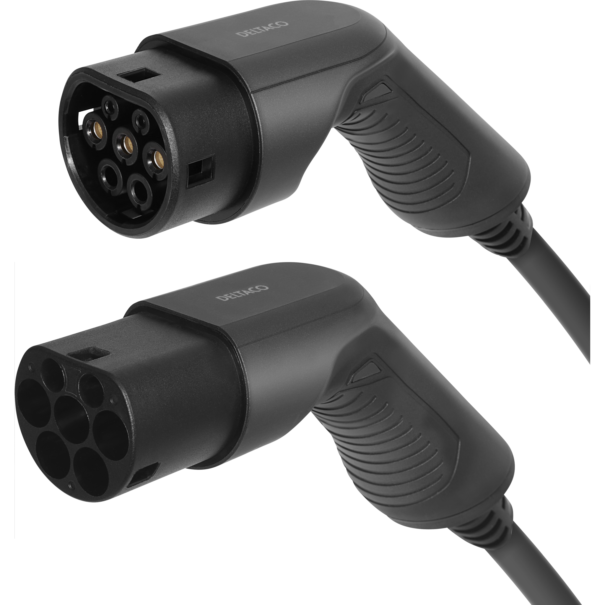 Deltaco EV-1213 type 2, 1 fase, 32A, 3M ladekabel