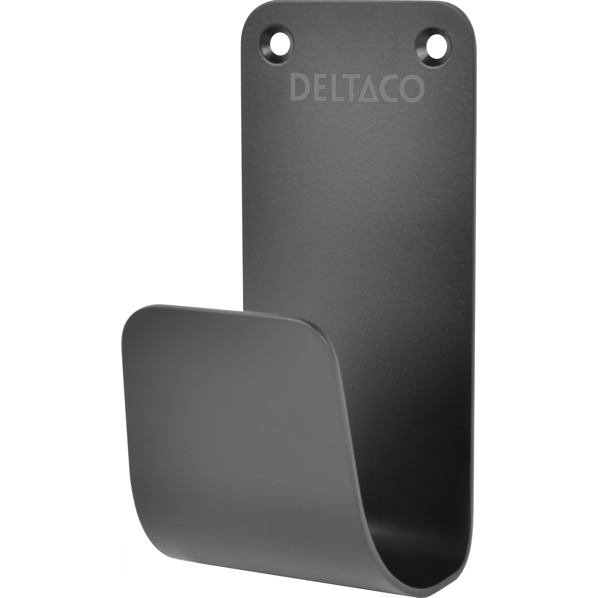 Deltaco EV-5115 Cable hook SS304, stainless steel black