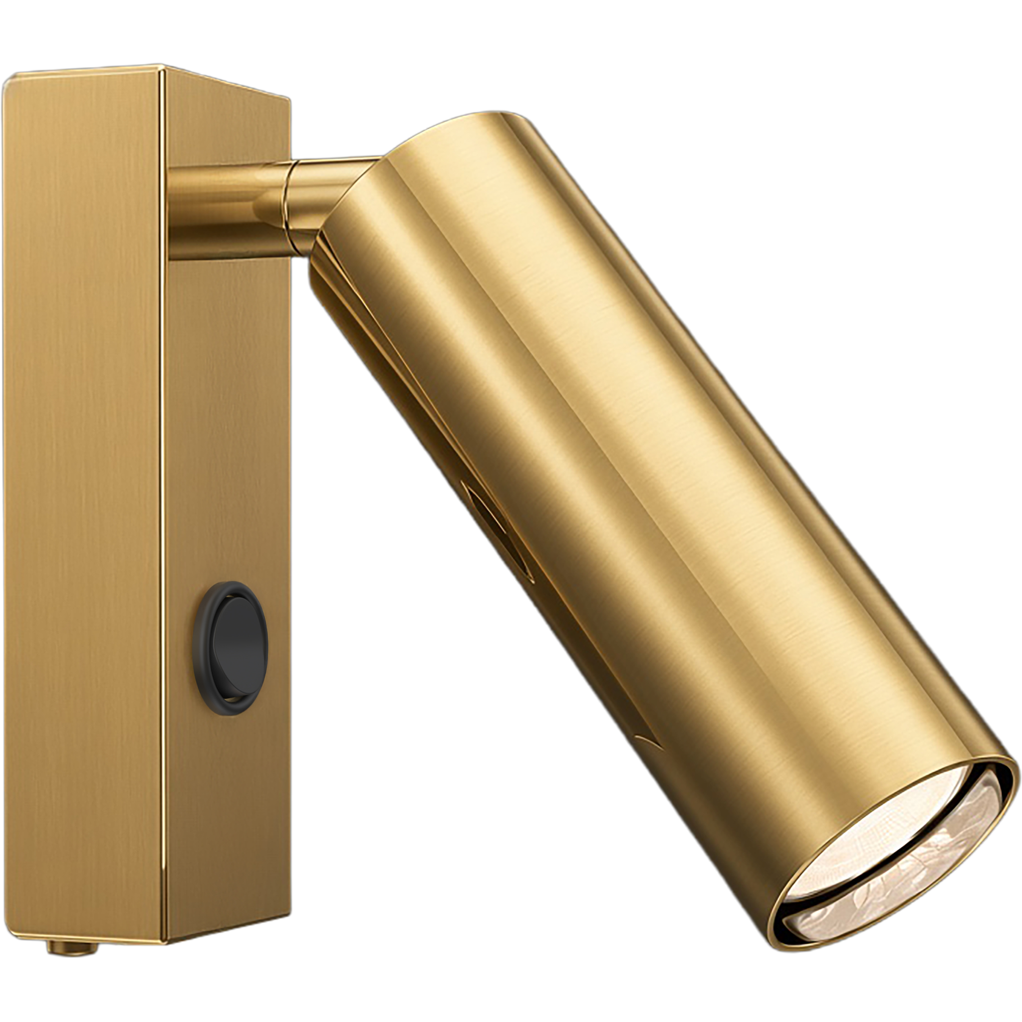 Herstal Pipeline satin brass væglampe